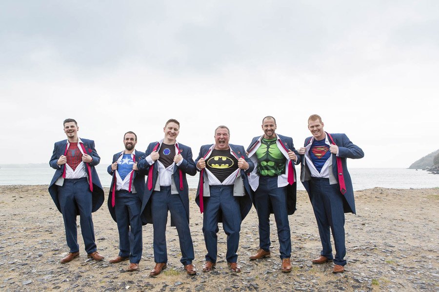 Epic Marvel Superhero Themed Beach Wedding